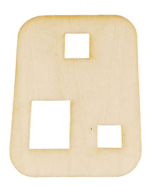 Square Wooden Floss Drops